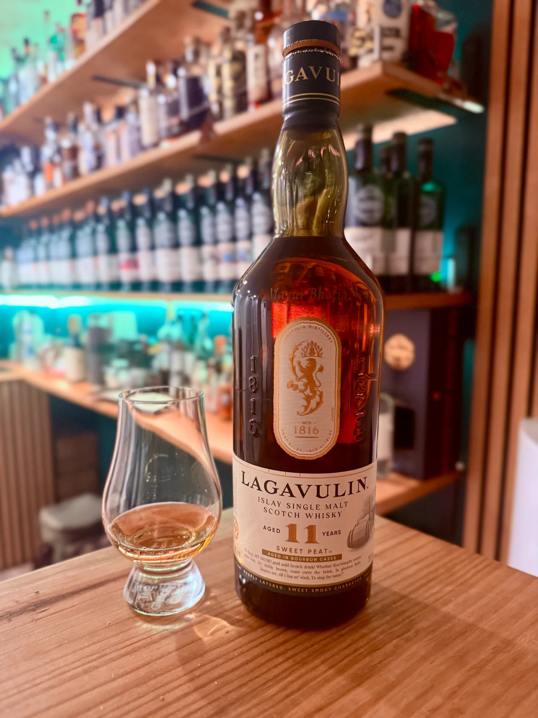 Lagavulin 11, Sweat peat
